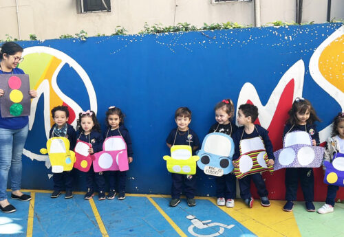 Turmas do Kindergarten e a Semana do Trânsito